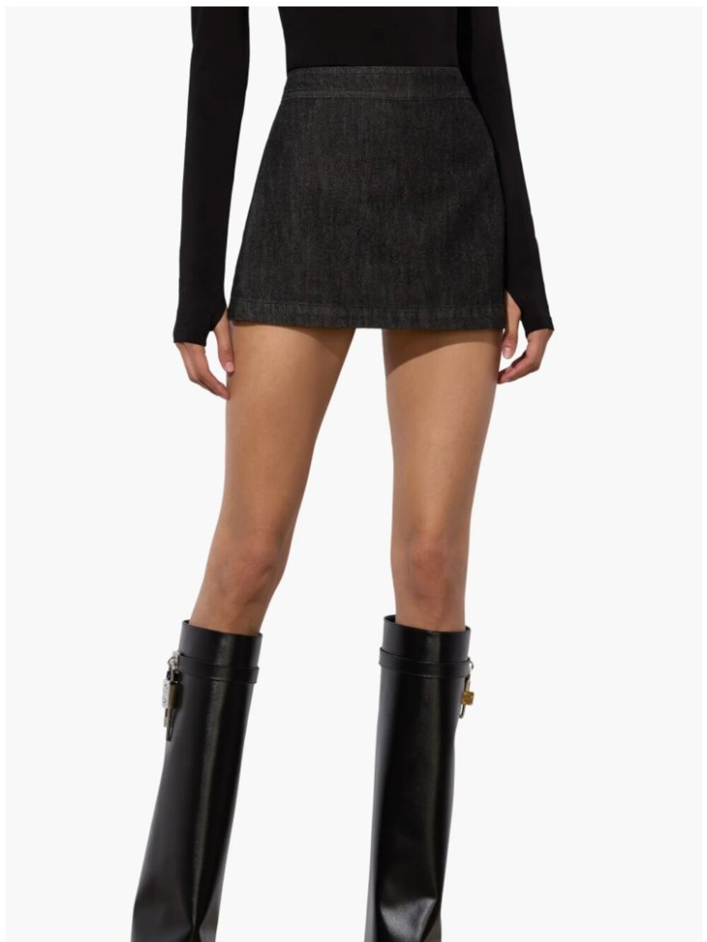 NWT Lakelyn Wrap Front Denim Skort Alice + Olivia
